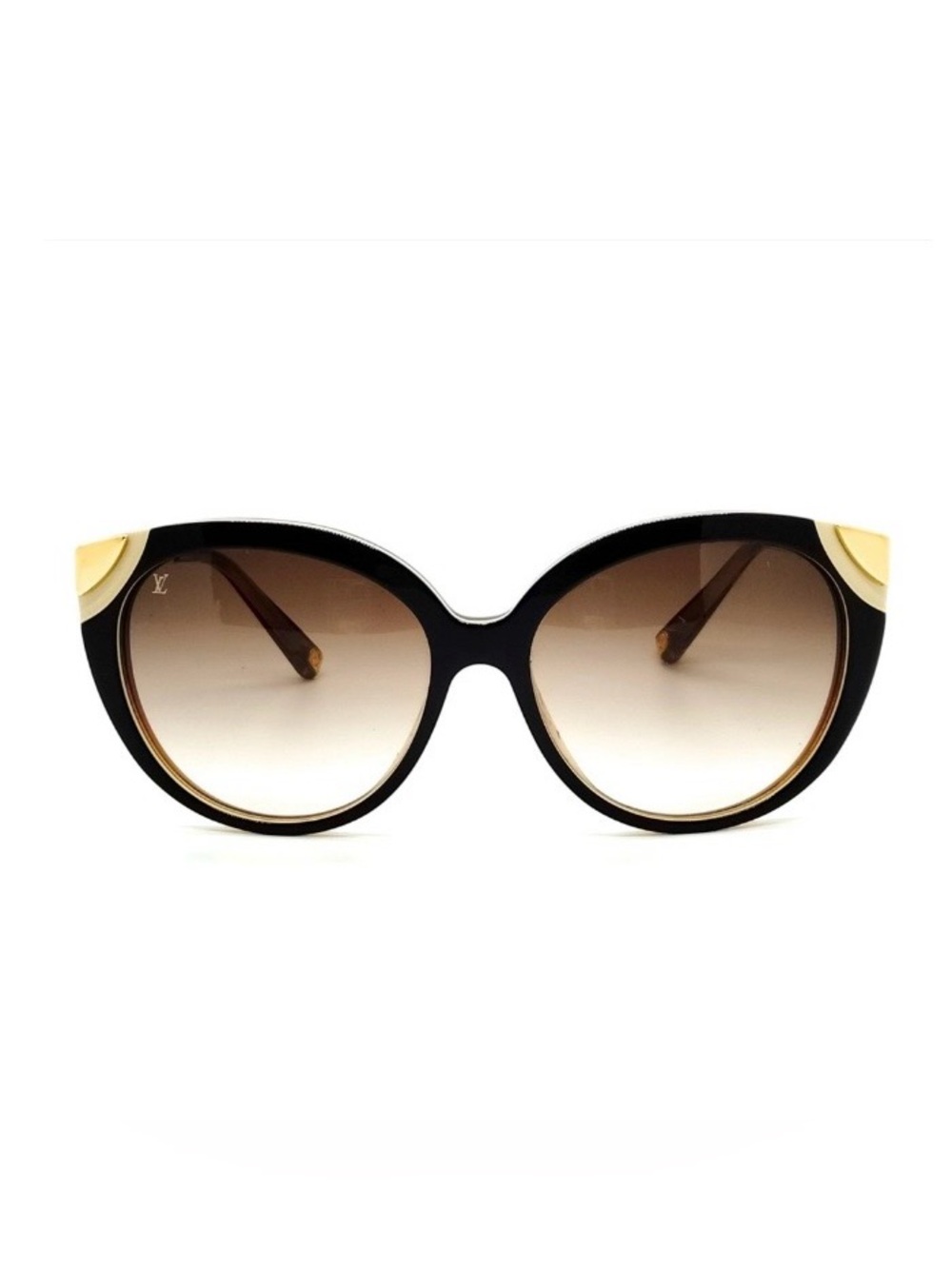 Authentic LV Louis Vuitton Brown Amber Cat Eye Sunglasses